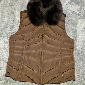 Wilson's Leather brand Brown Vest